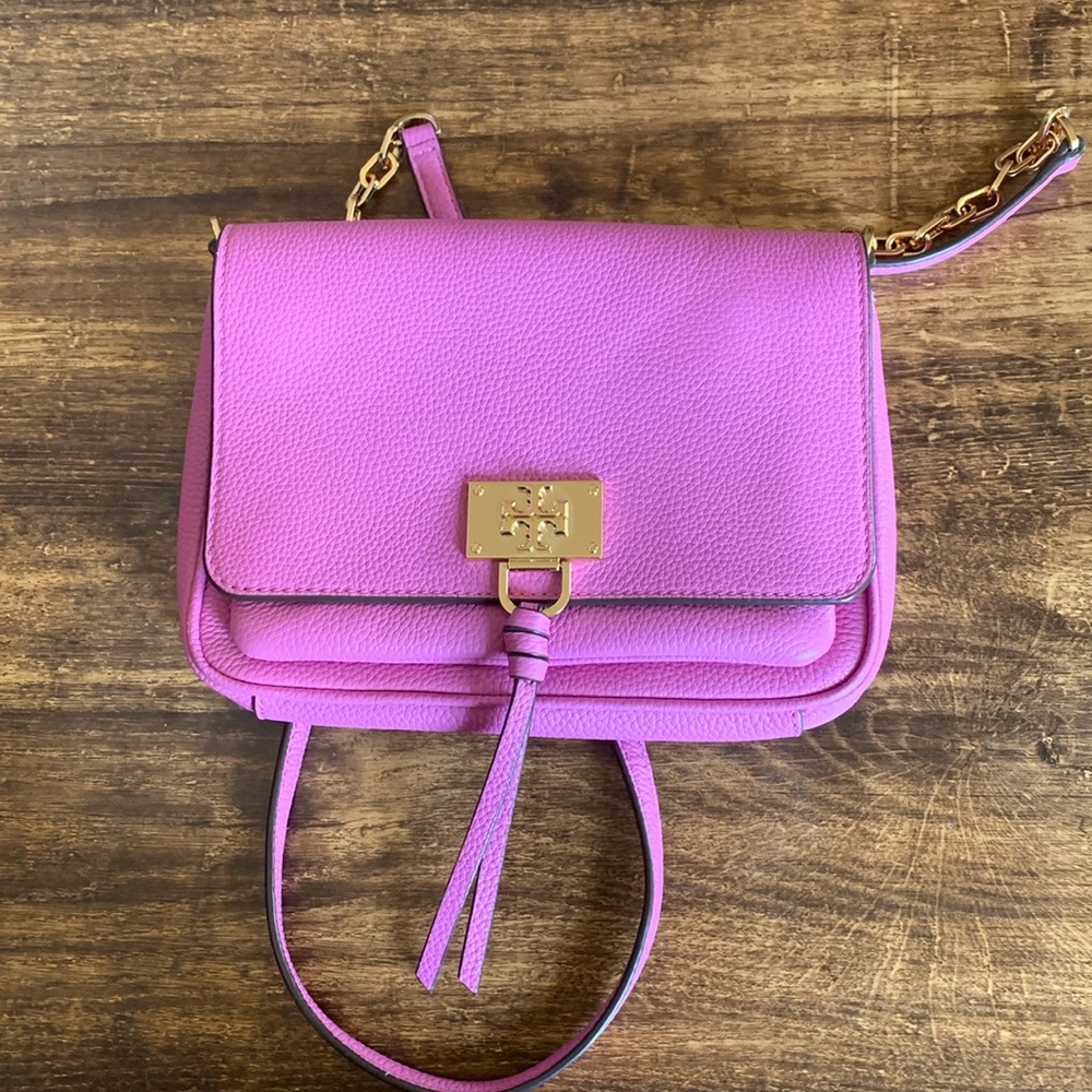 TORY BURCH LAVENDER CROSSBODY BAG